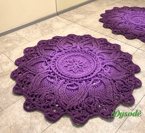 Violetines Ombre Spalvos Mini Ulita 110cm 5