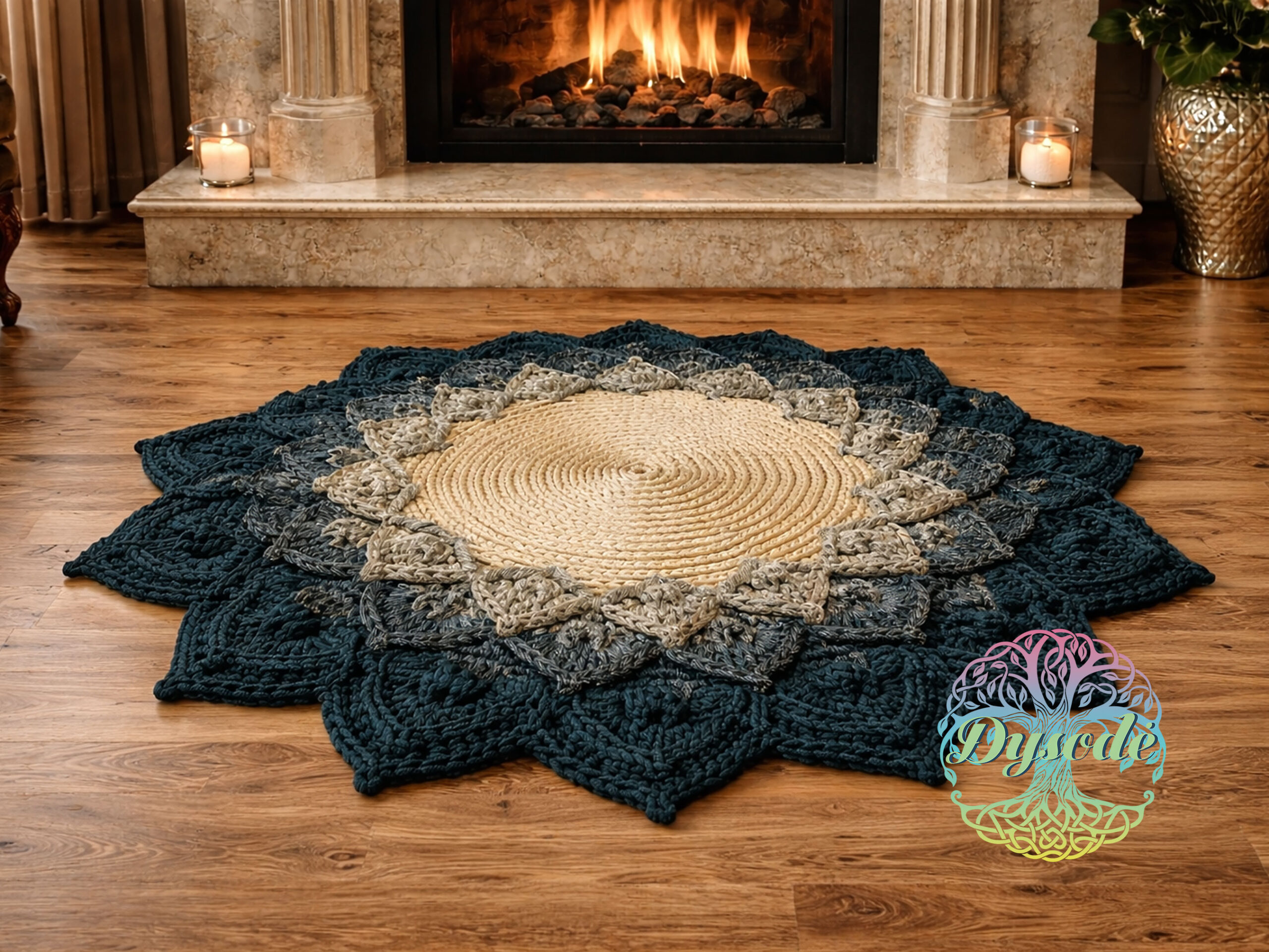 Auksines zalios spalvos ombre lotosas tusciaviduris3