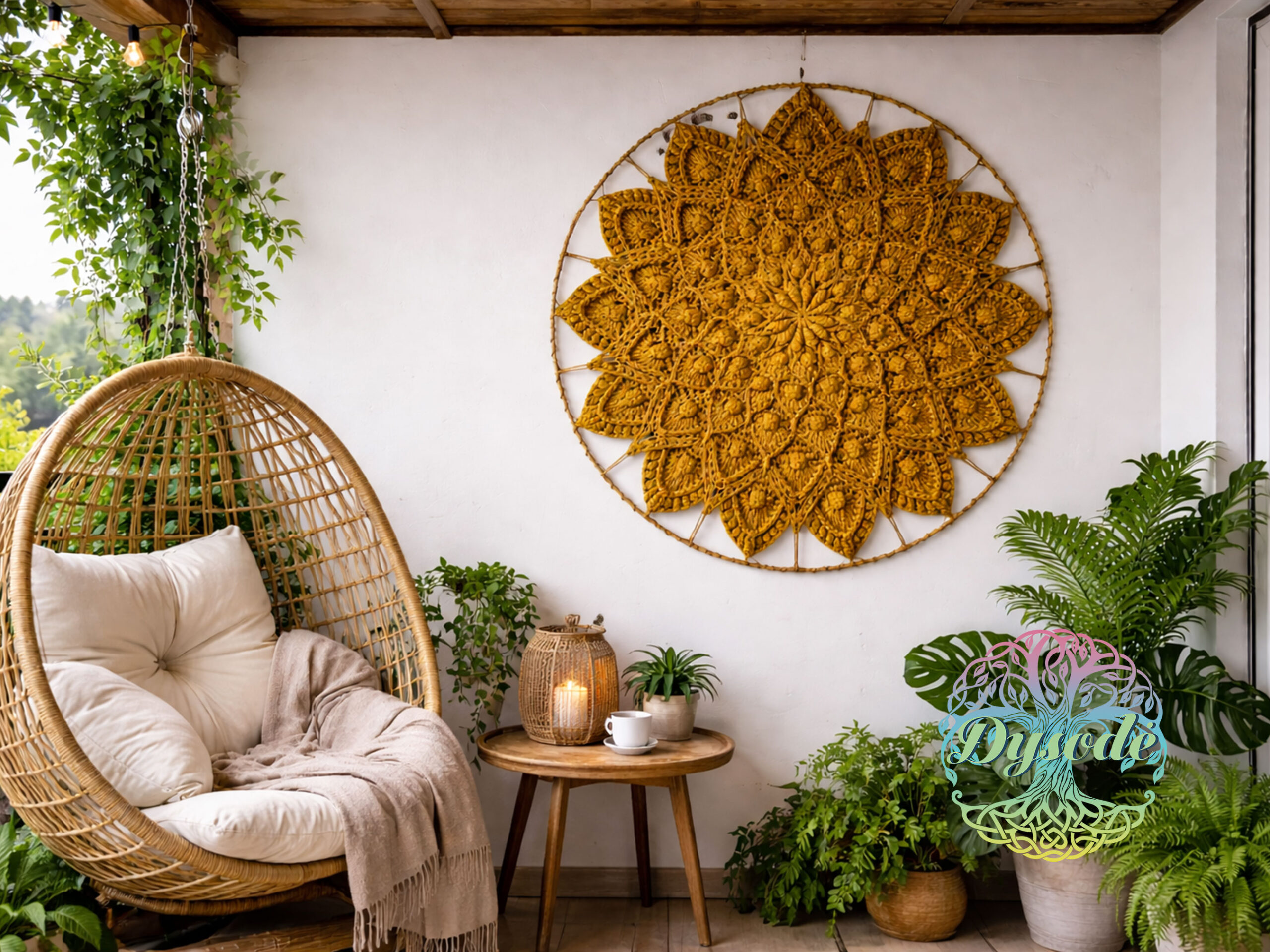 garstyciu mandala lotosas