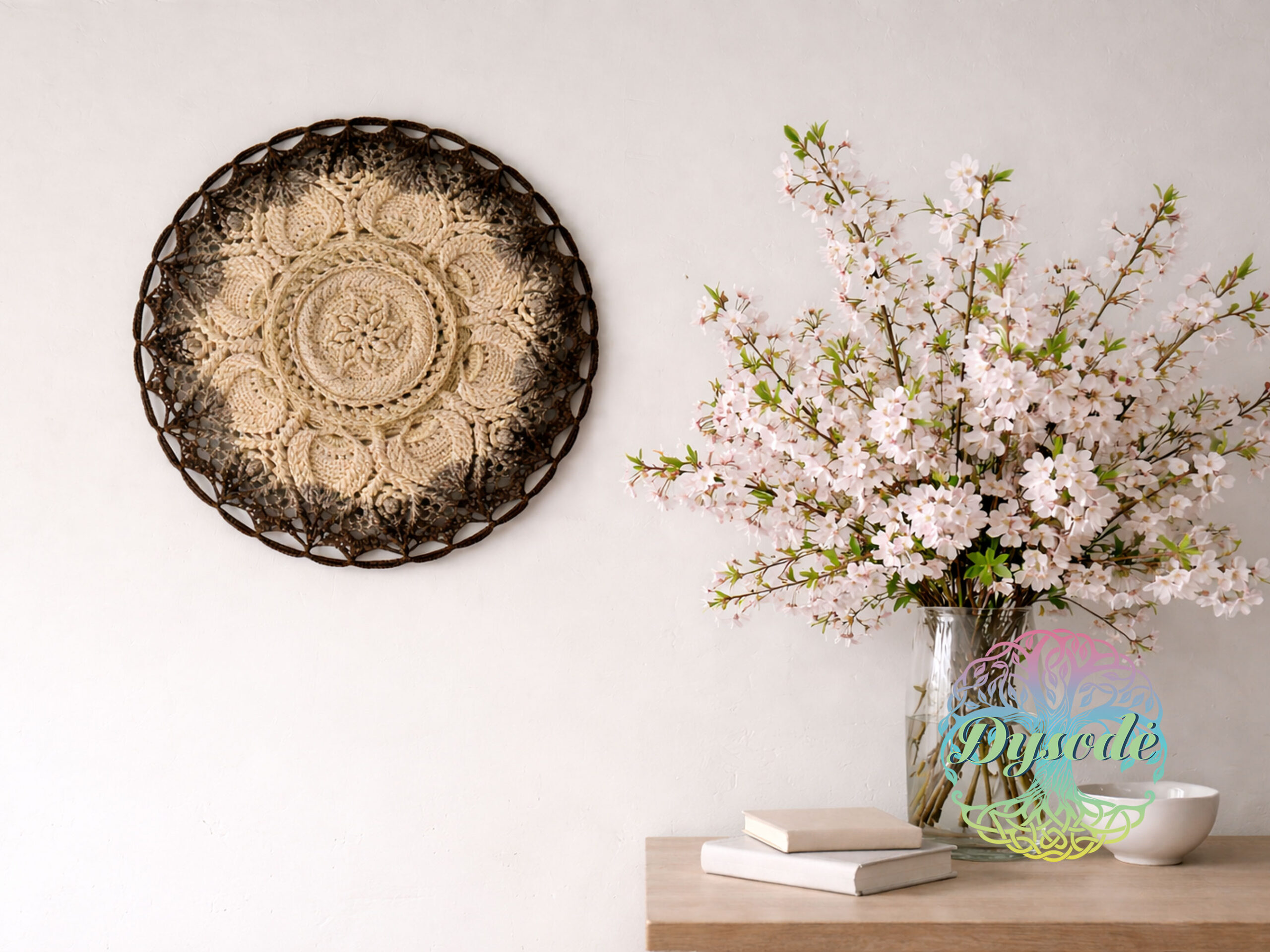 vaniles juodo sokolado spalvos ombre mandala Ulita6 vaniles juodo sokolado spalvos ombre mandala Ulita6