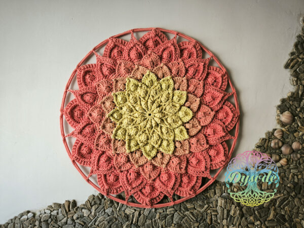Geltona koralo ombre lot3