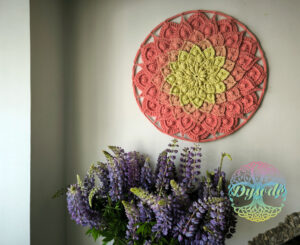 Geltona koralo ombre lot6