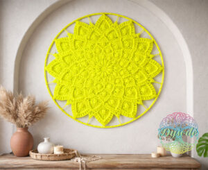 neonine geltona mandala lotosas3