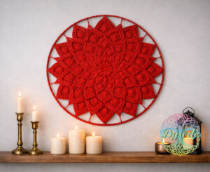 raudonos sp mandala lotosas